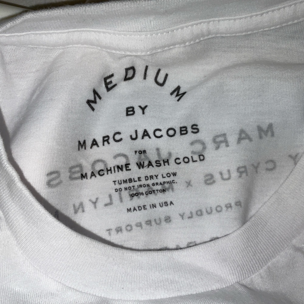 New Marc Jacobs Miley Cyrus Marilyn Minter Planned Parenthood T-Shirt Medium - Picture 5 of 5